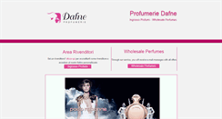Desktop Screenshot of dafneprofumi.com